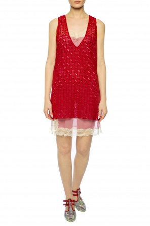 Two-layered logo dress, zdjęcie 2 Two-layered logo dress od Gucci